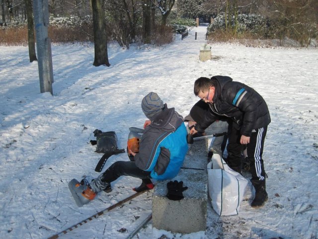 Schaatsen luchtverkenners 2012